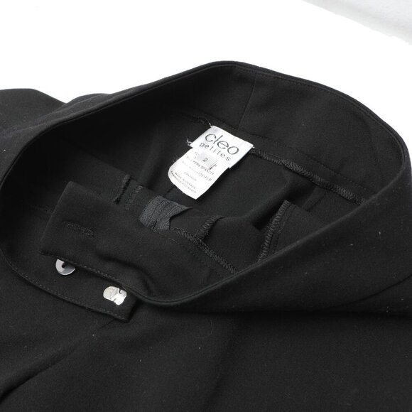 Vintage Cleo Petites Dress Pants Flare Black Y2K Business Casual Office Sz 2 - Picture 7 of 8